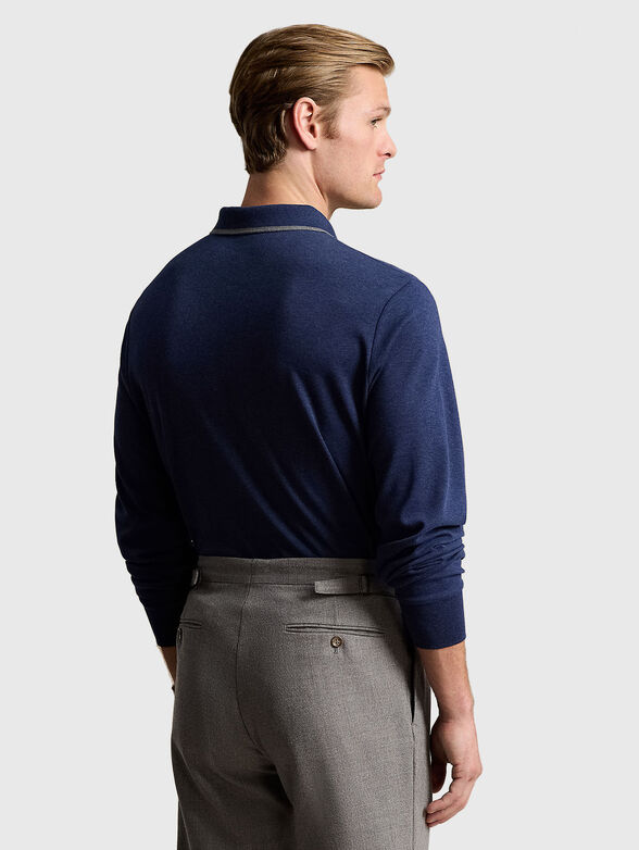 Polo-shirt with long sleeves - 3