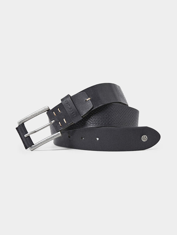 LENNY black leather belt - 0