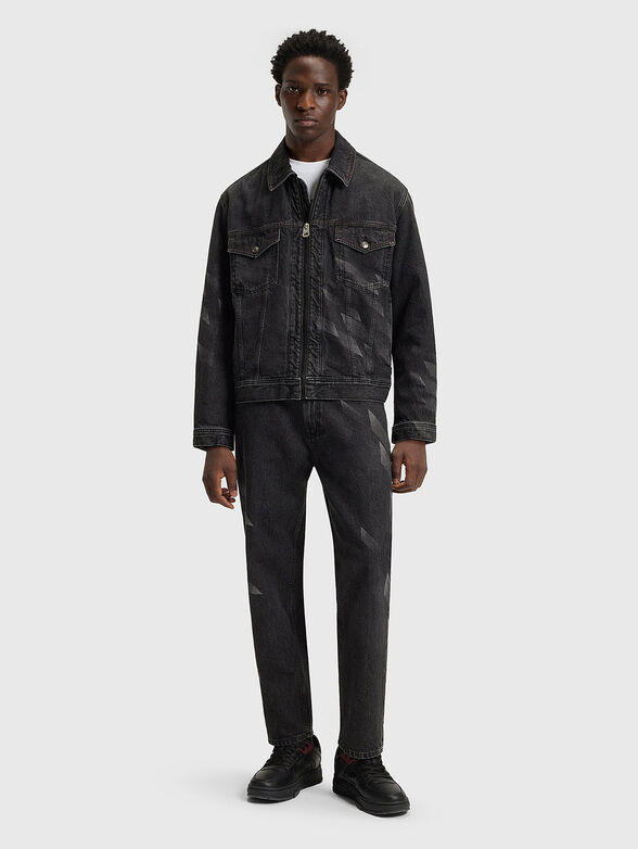 HUGO x RB denim jacket with lasered pattern - 2