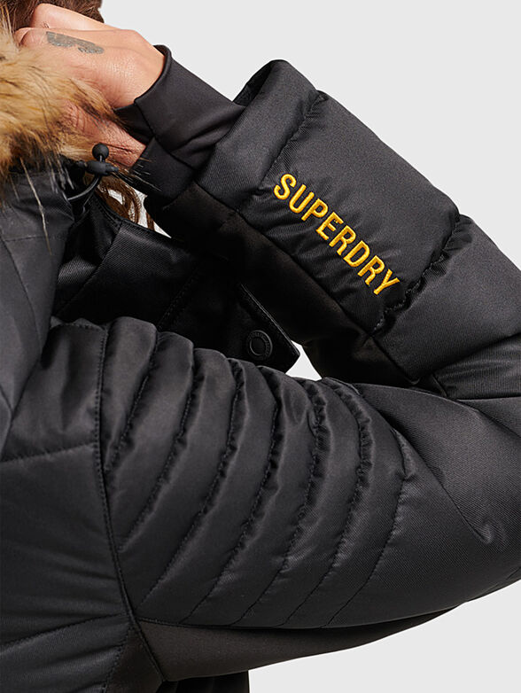 SNOW LUXE padded jacket with hood  - 5