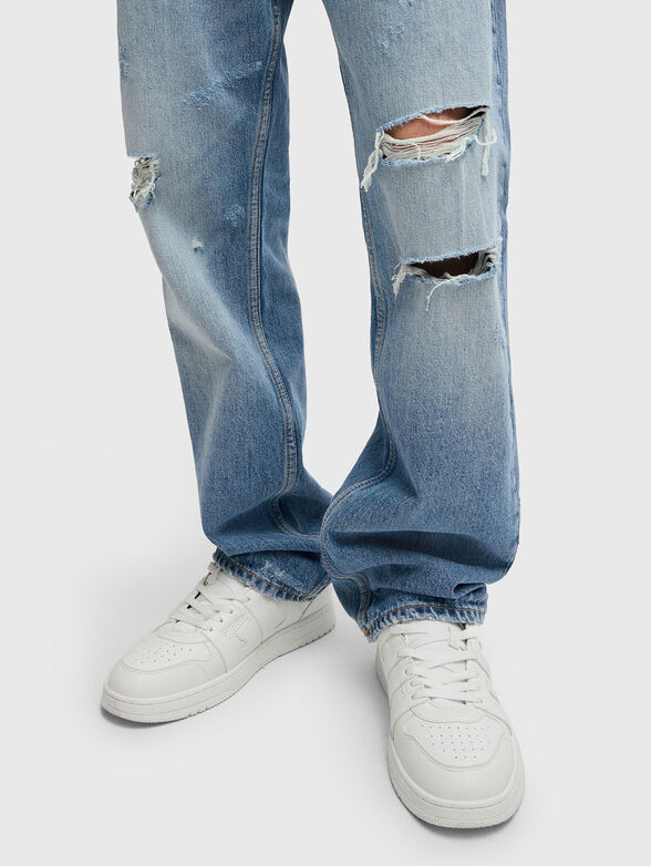 NATE jeans with accent rips - 2