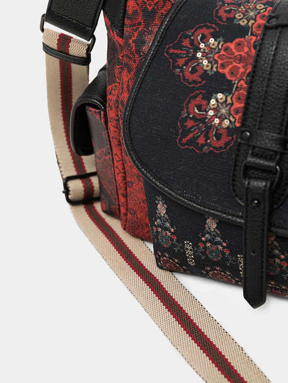 KYOTO Crossbody bag with floral print - 6