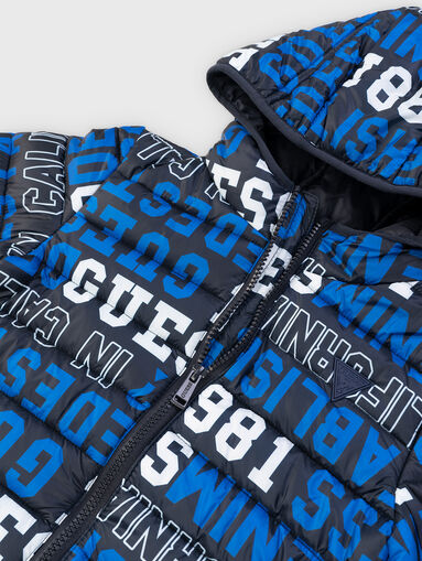 Jacket with contrasting print  - 4