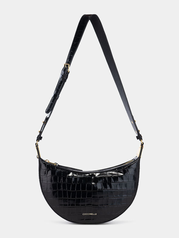 ANAIS CROCO Black crossbody bag - 1