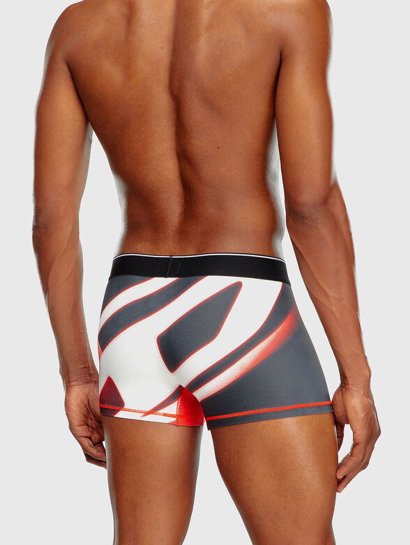 Boxers with print and logo - 1