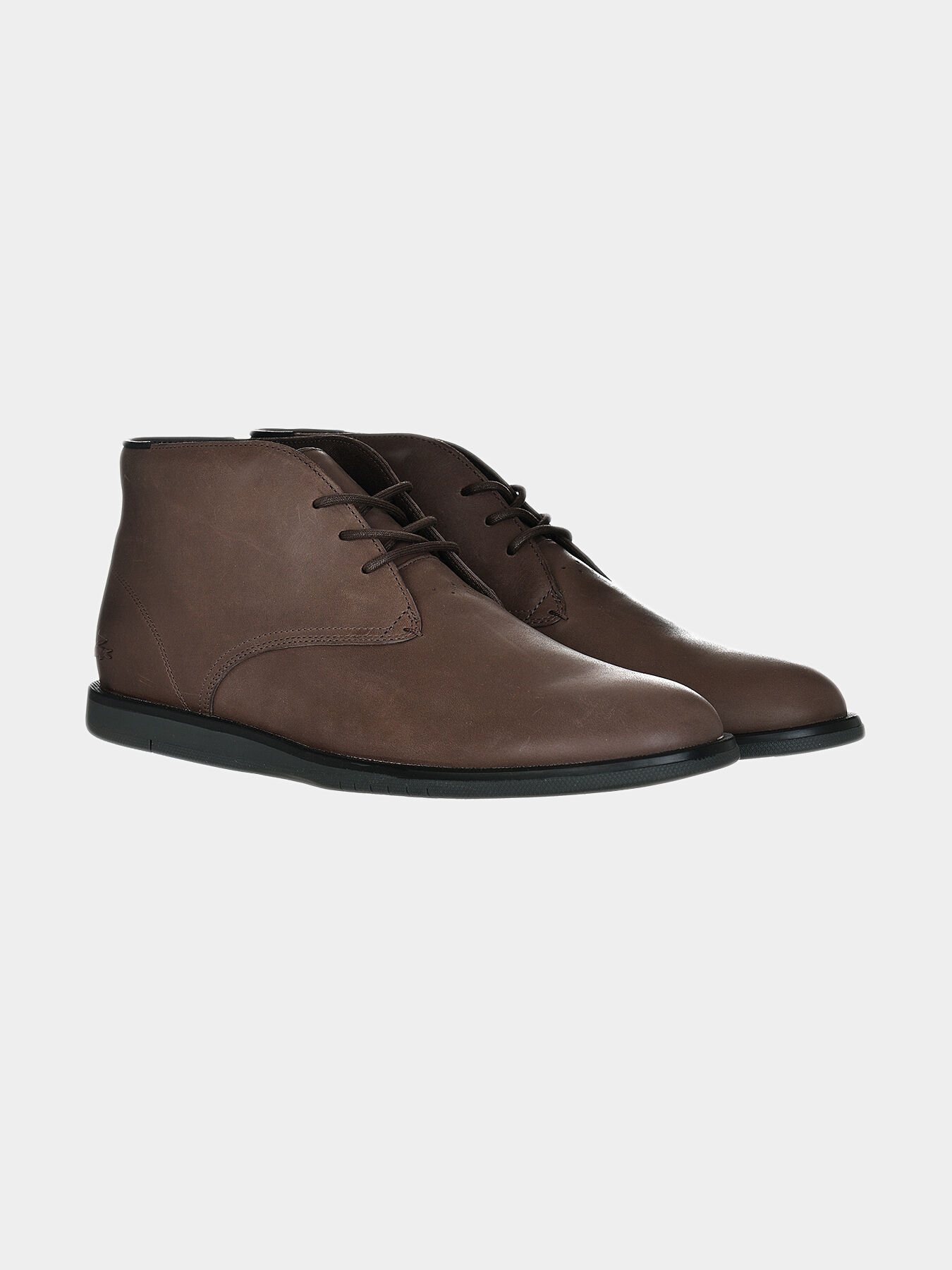 LACCORD CHUKKA 317 Leather low boots brand LACOSTE