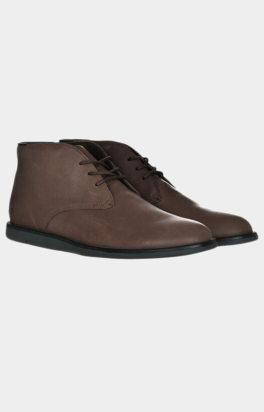 LACCORD CHUKKA 317 Leather low boots brand LACOSTE