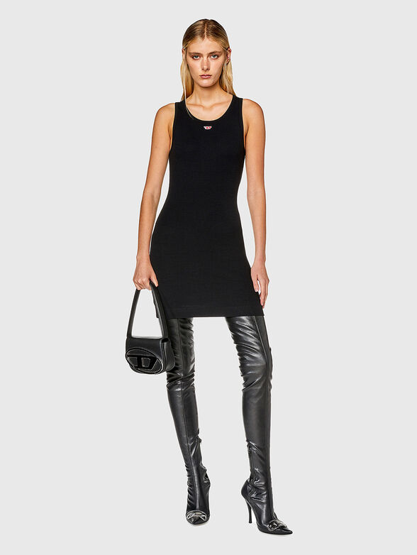 Black leather shoulder bag - 2