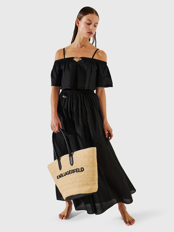 Beach top with off shoulder - 2