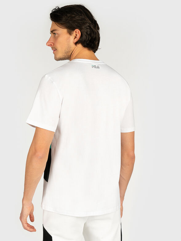 T-shirt with contrasting logo print - 2