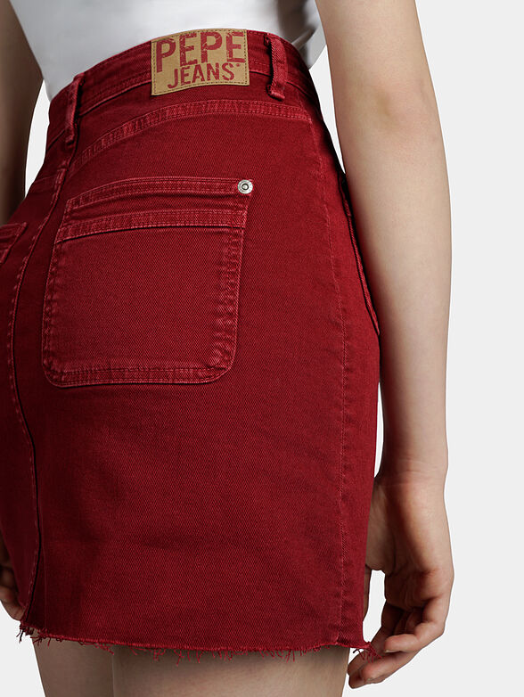 VICKY Denim mini skirt - 4