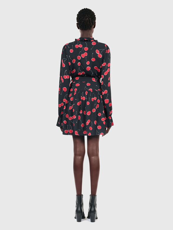 Printed viscose blend mini dress - 2