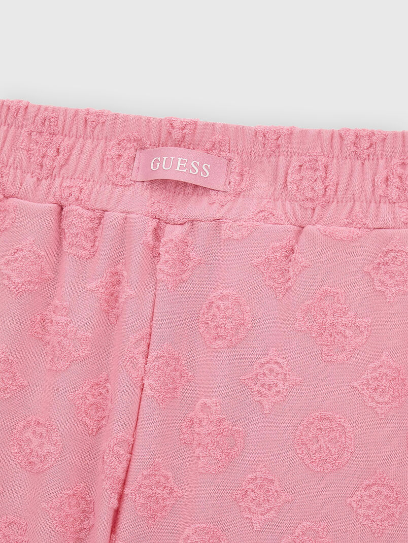 Shorts with logo embroidery - 3
