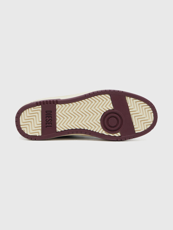 S-TRACKER-D textured leather sneakers - 5