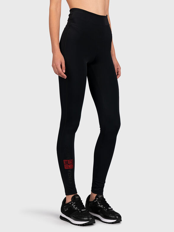 Leggings with logo print - 1