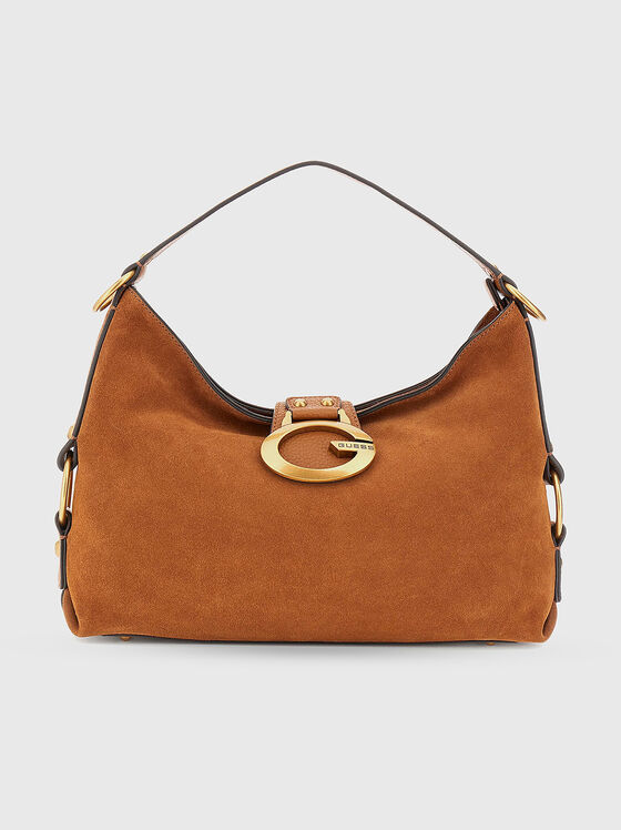 Голяма чанта CAMDEN от велур - 1