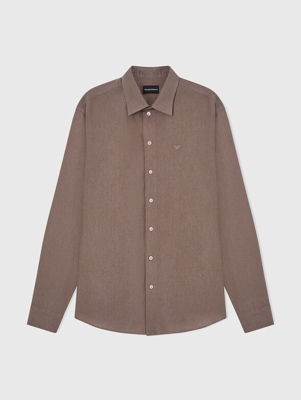 Logo button-down shirt - 1