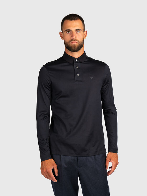 Long sleeved polo shirt - 1