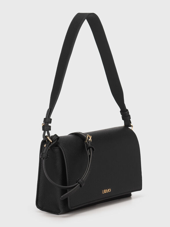 Black handbag with two straps - 5