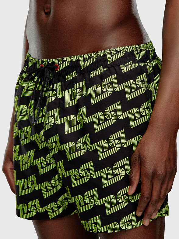 Logo print beach shorts  - 3
