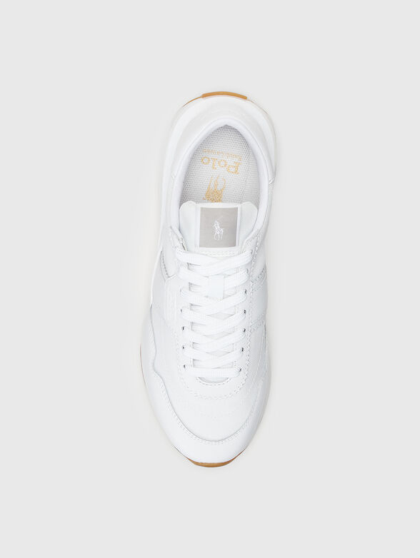 White leather sneakers - 4