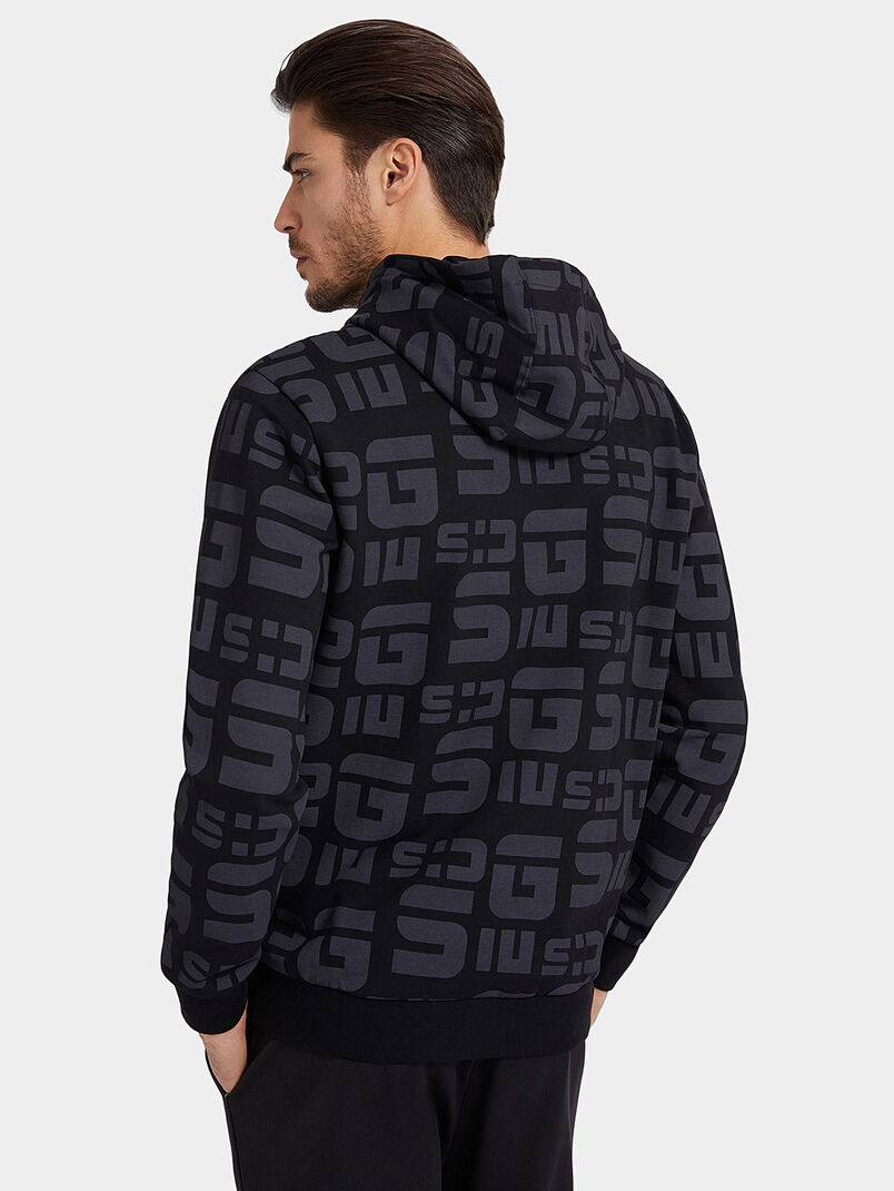 GALEN hooded sweatshirt with logo print - 3