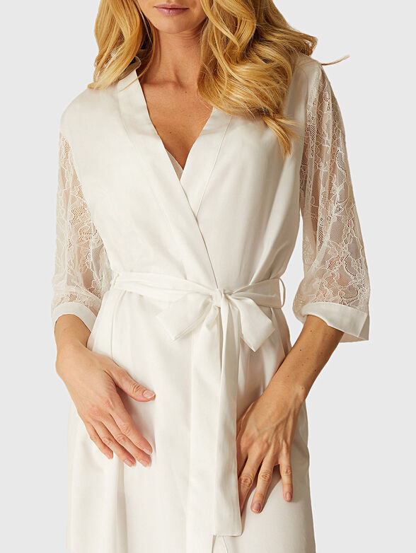 Nightgown MARRY ME with lace sleeves - 2