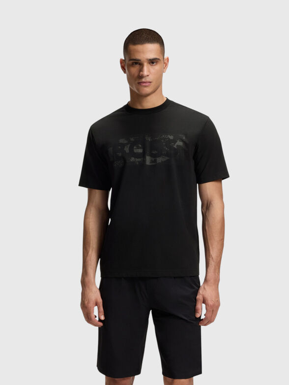 Cotton-blend T-shirt - 1