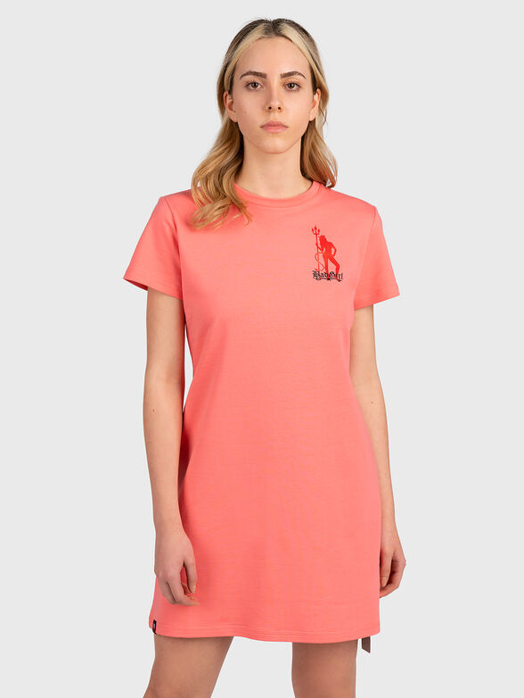 DL010 sports dress with print - 1