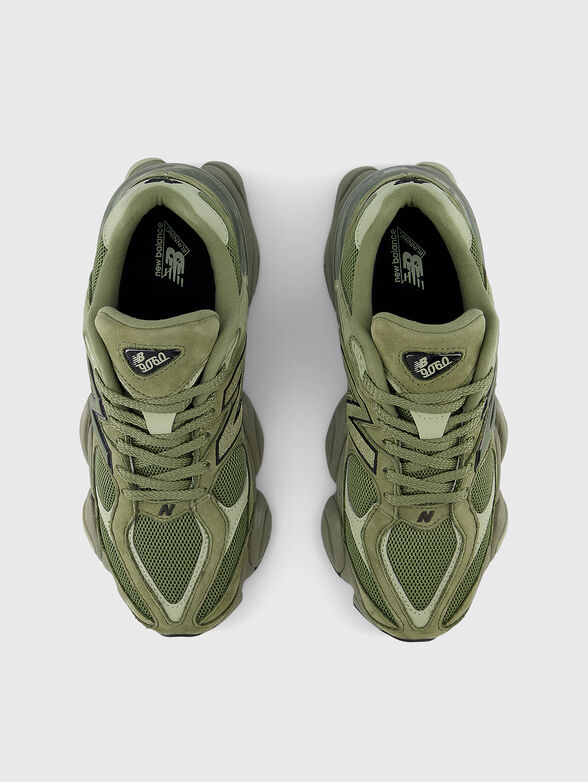 9060 textile and suede sneakers - 6