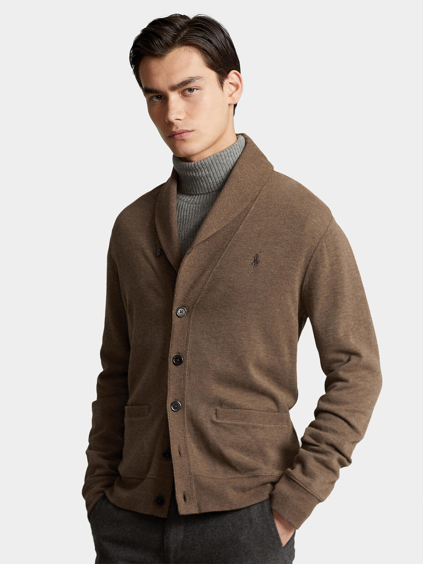 Polo ralph lauren shawl collar cardigan top