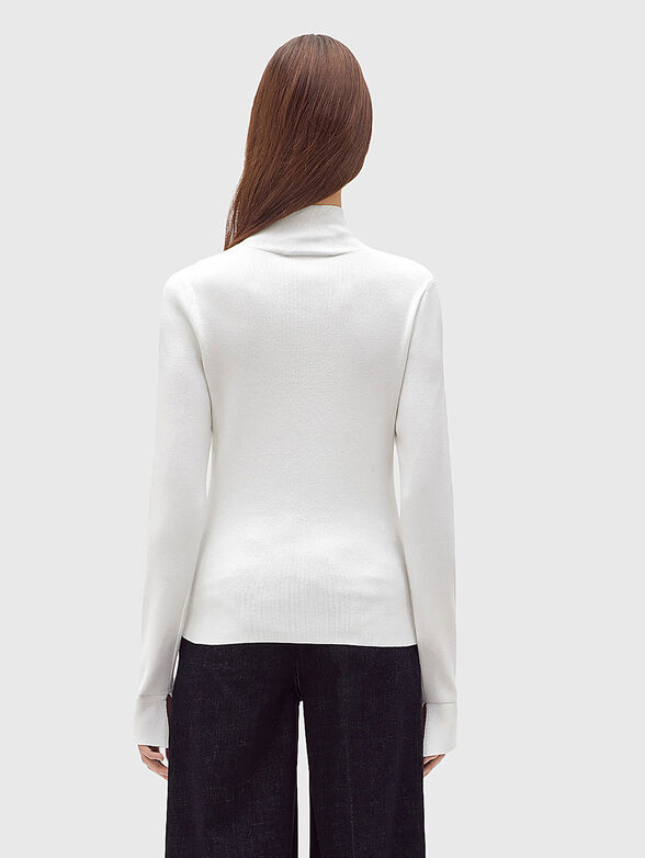 Turtleneck sweater with rhinestones - 3