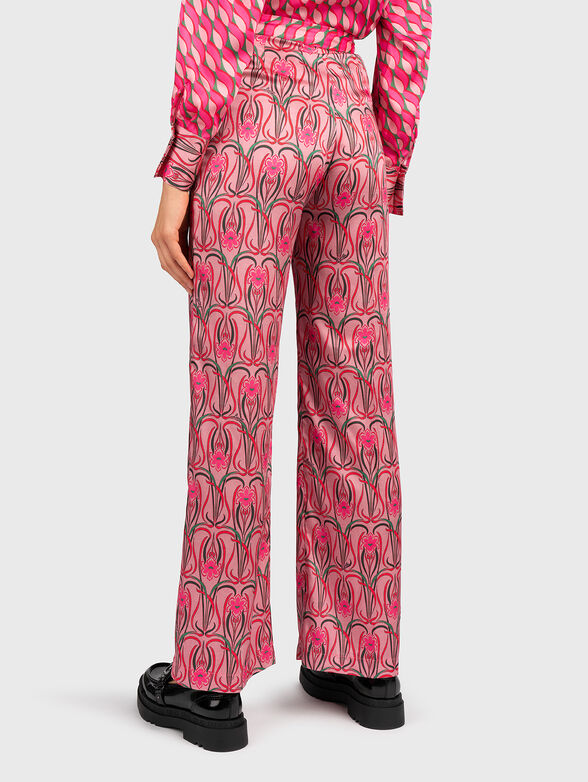 Trousers with multicolour print - 2