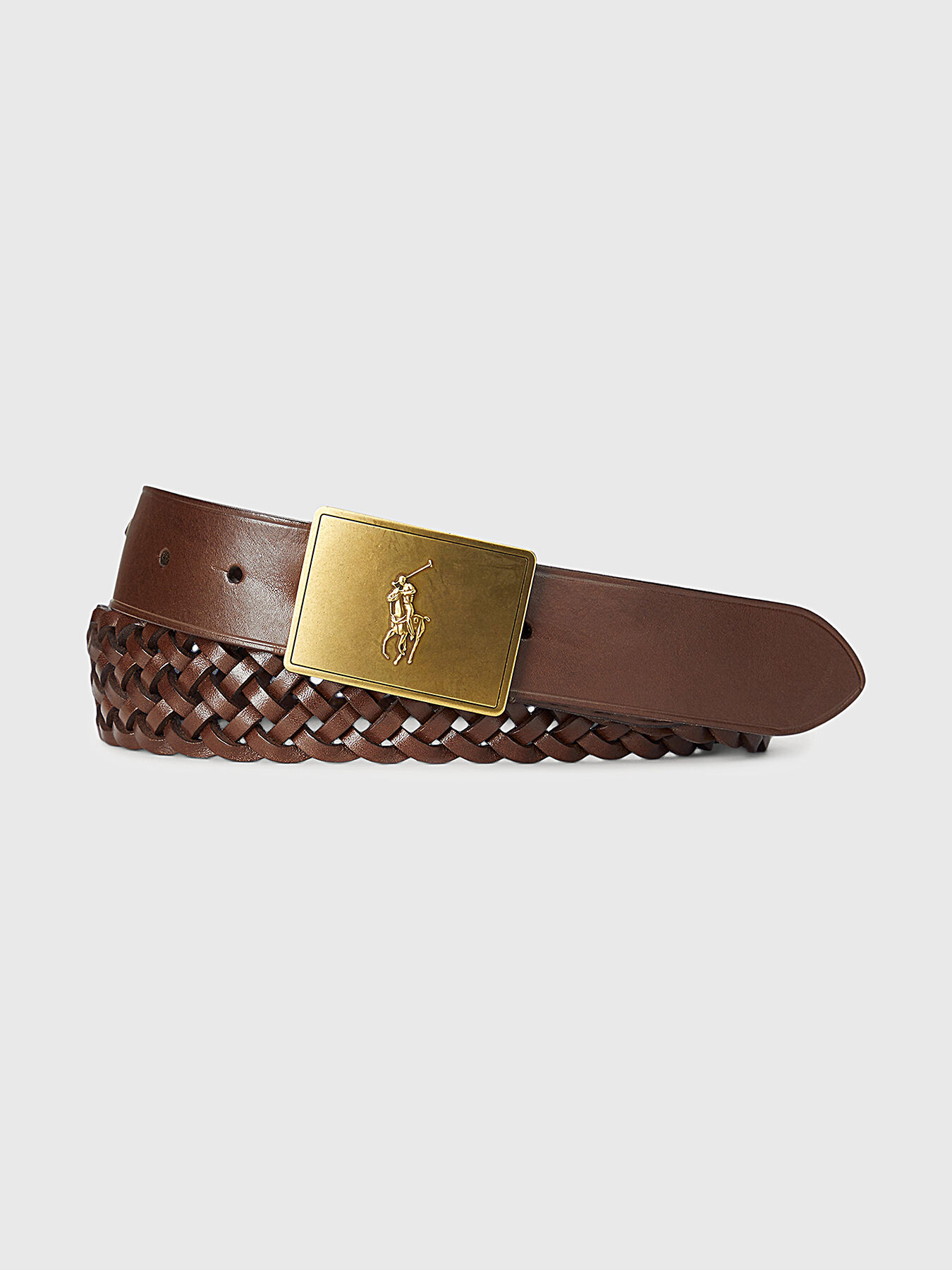 新品入荷 Leather belt with accent buckle brand POLO RALPH LAUREN 小物
