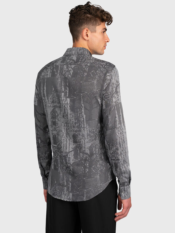 Gray shirt with art details - 2