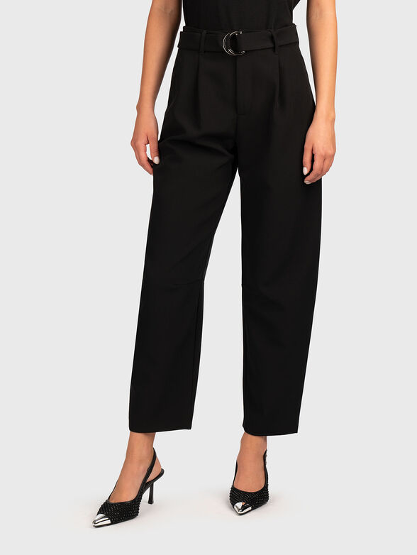 Black pants with darts - 1