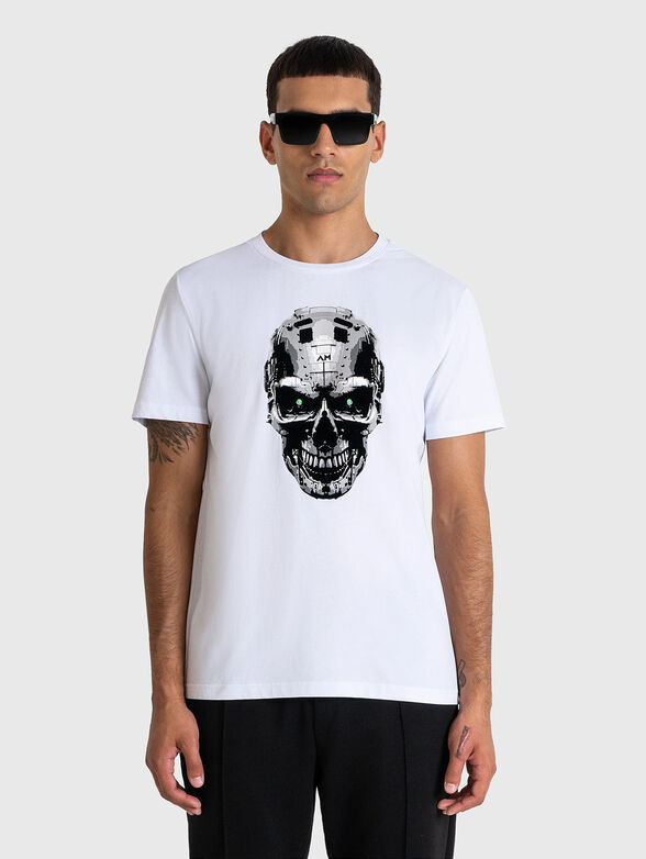 Black T-shirt with print - 1