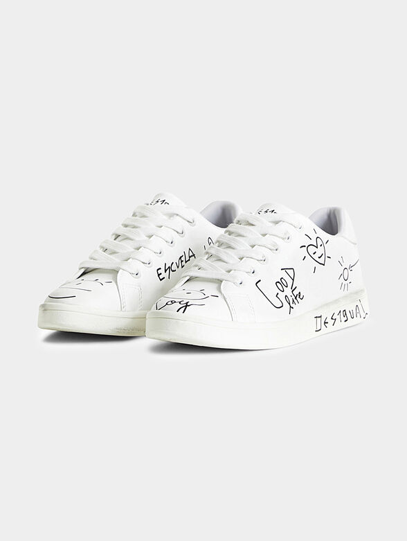Unisex sneakers with drawings - 3