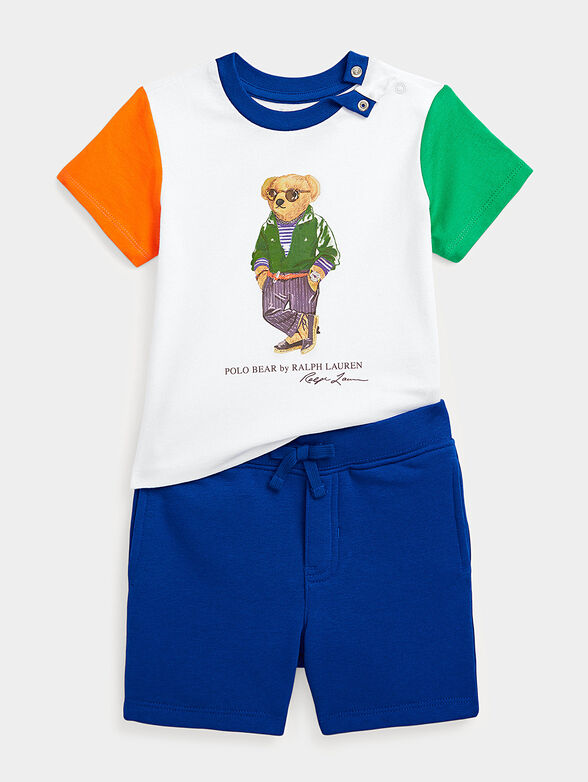 Polo Bear printed two-piece set  - 1