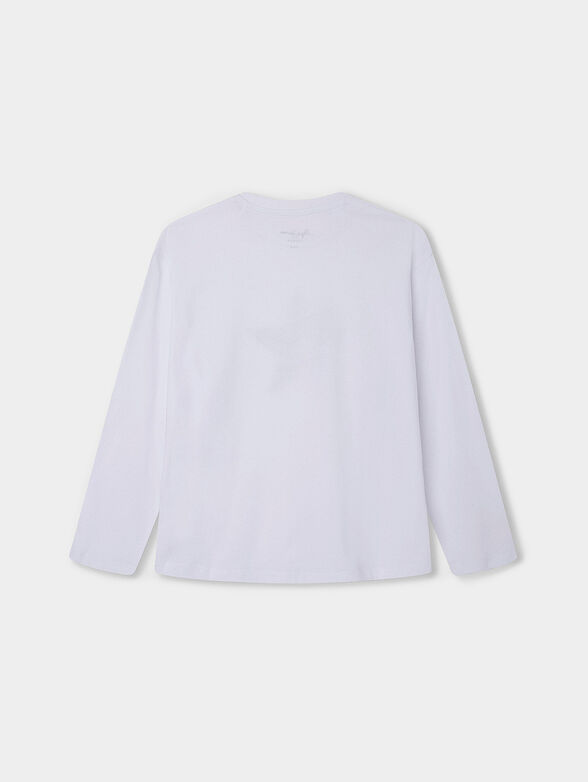 BRANDIE blouse with shiny print - 2