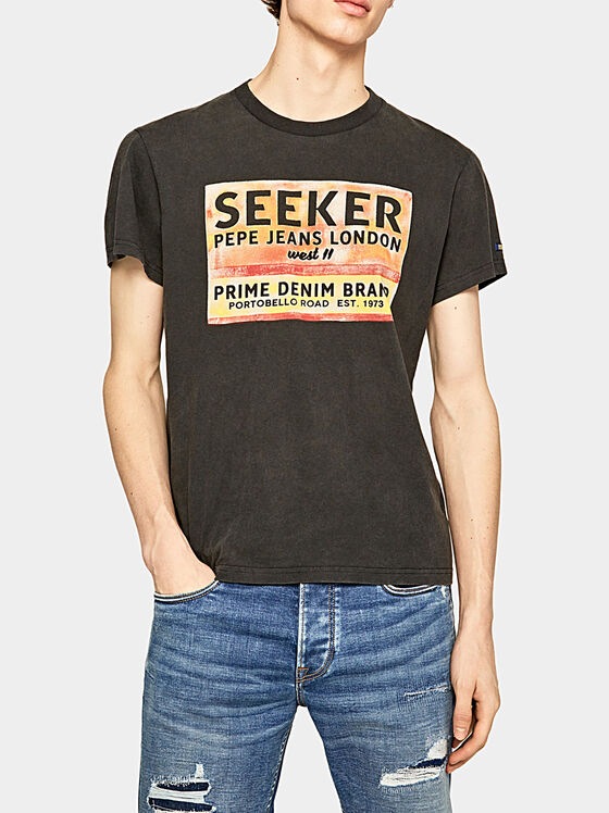 Тениска SEEKER с принт - 1