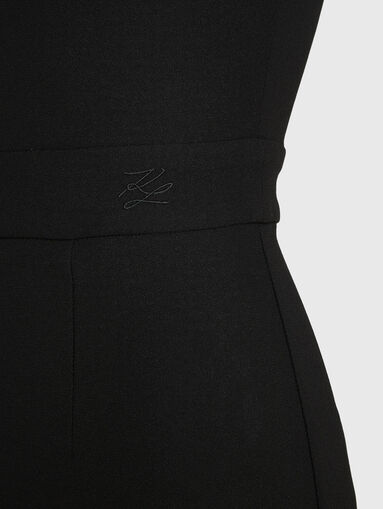 Black jumpsuit with halter neck - 3