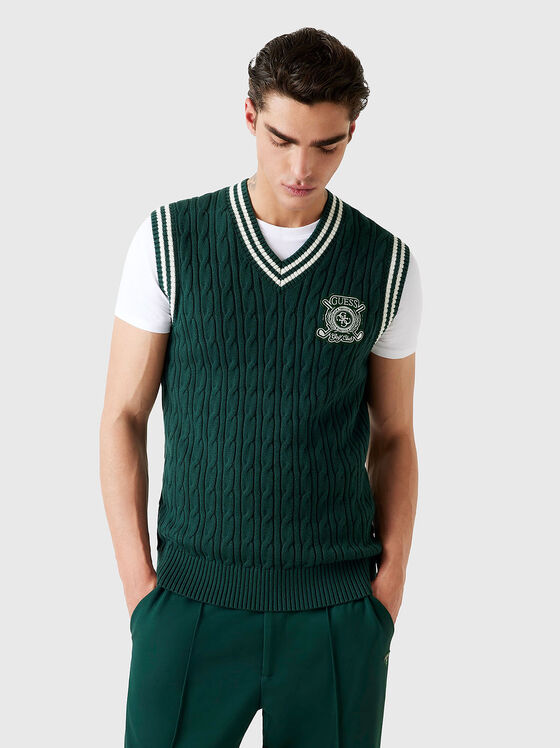 Пуловер без ръкави - 1