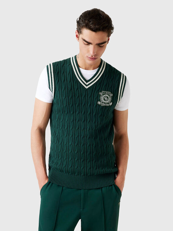 Sleeveless sweater - 1