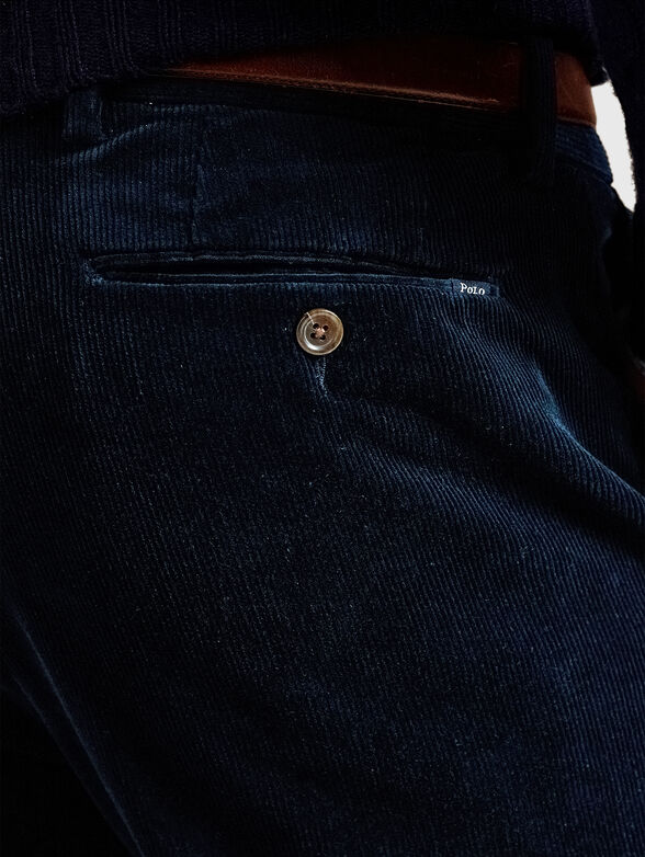 Slim fit corduroy trousers - 3