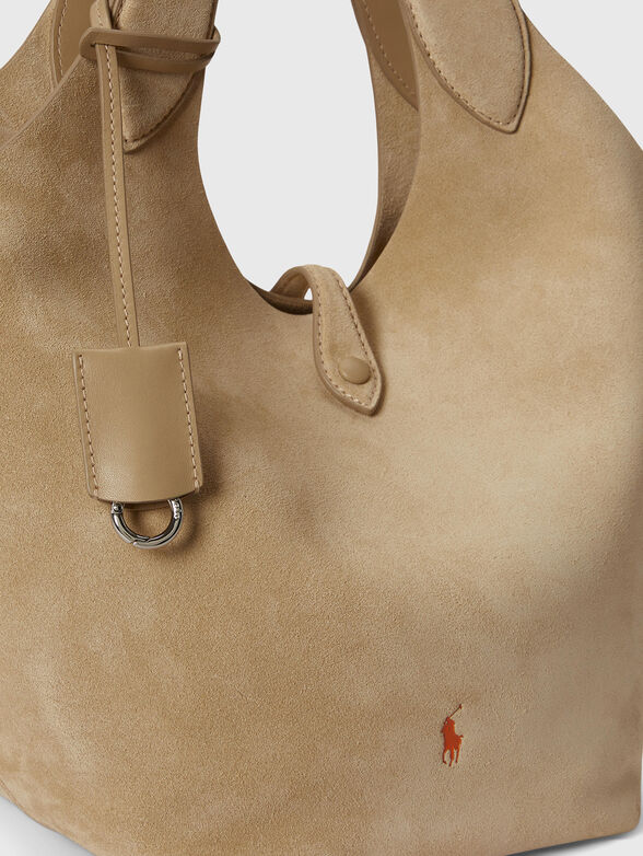 Leather bucket bag - 5