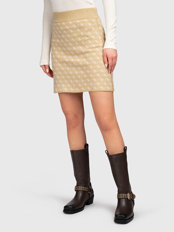 Мини пола с монограмно лого  - 1