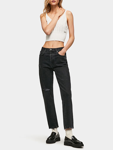 CELYN RECLAIM cropped jeans - 5