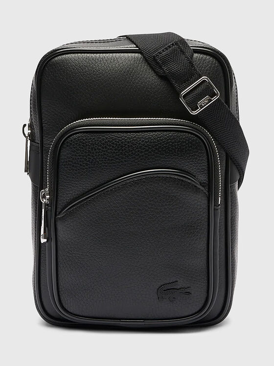 Чанта от естествена кожа с лого - 1