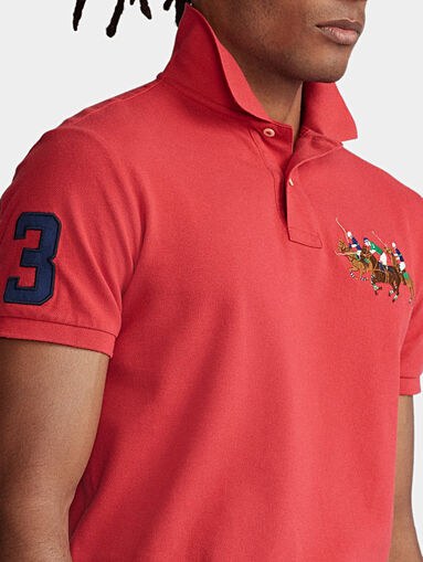 Polo-shirt with embroidered logo - 3
